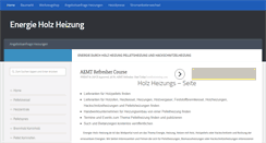 Desktop Screenshot of energie-holz-heizung.de