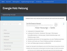 Tablet Screenshot of energie-holz-heizung.de